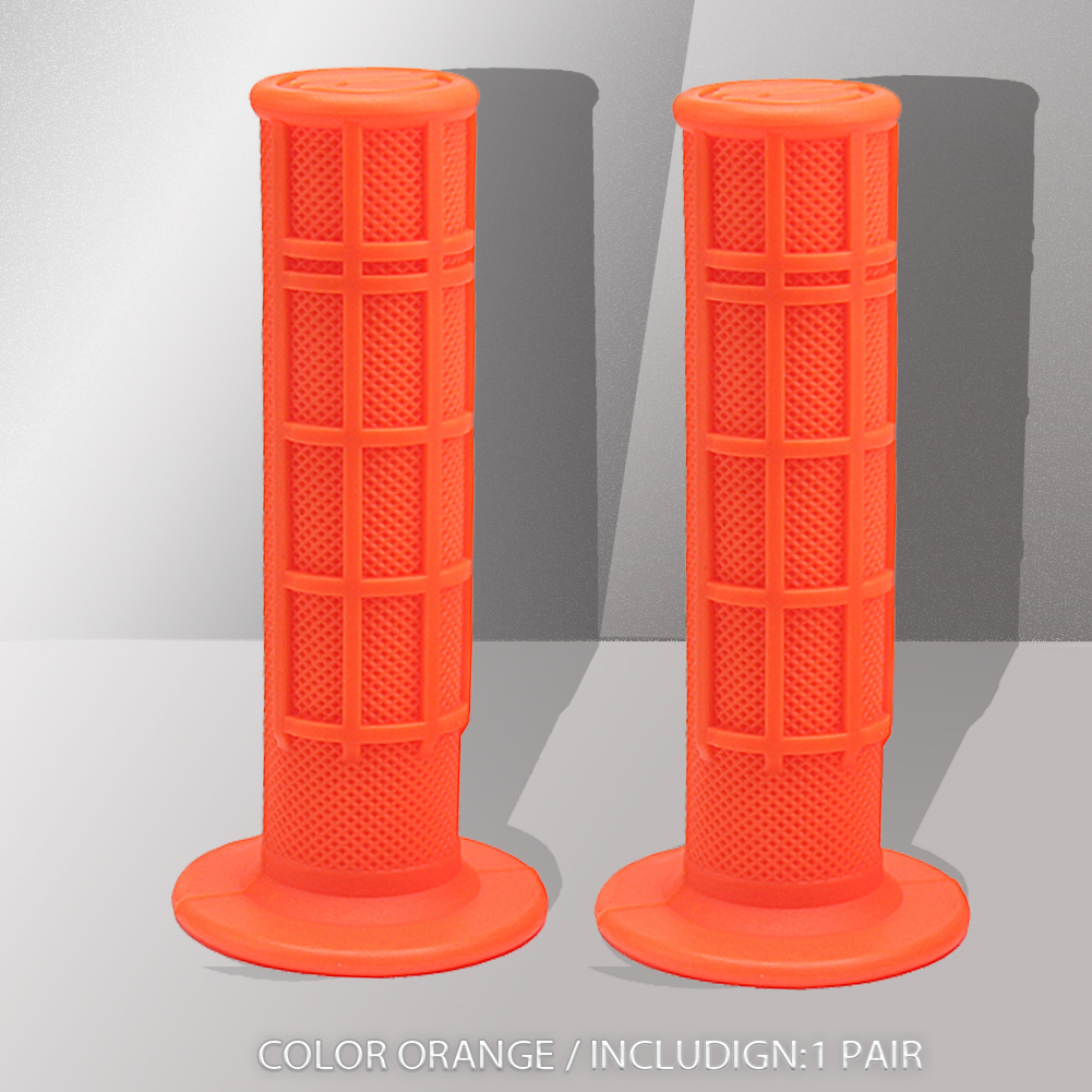 Manopole manubrio sinistra e destra da 22 mm Manopole universali per moto da 7/8 "22 mm Manubrio in gomma resistente ATV Quad Accessori motocross: Grigio scuro