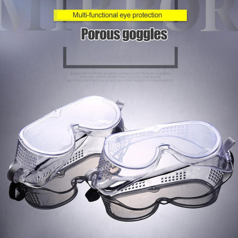 Safety Glasses Adjustable Anti-Fog Transparent UV Protection Eye Chemical Face Protection Glasses Safety Accessries