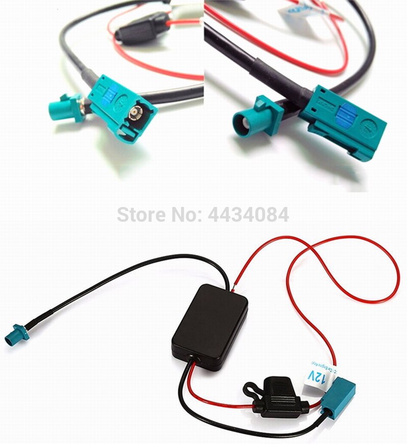 Ouchuangbo Fm Radio Signal Amplifier Antenna Anti-interference Booster Amp Automobile Parts