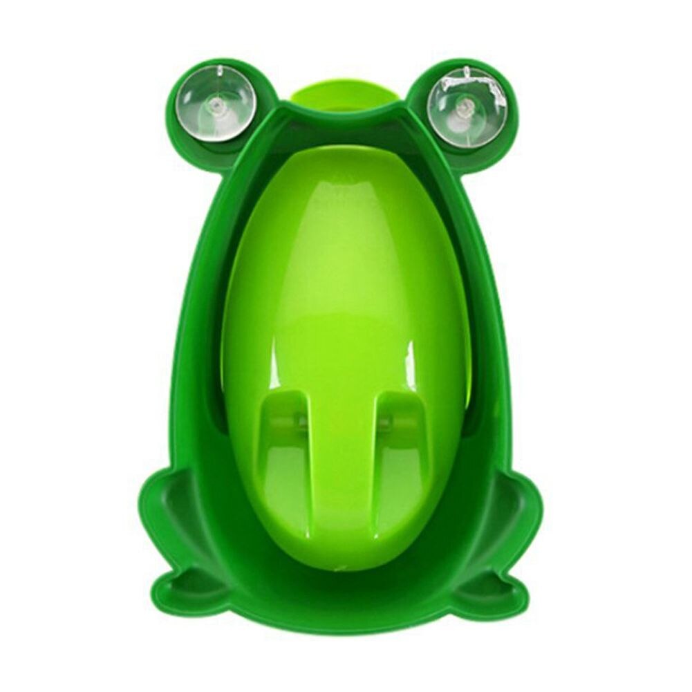Abkm 1 x morsomme potte låve froskeformet urinal (grønt) morsomt pottebarn baby froskeformet urinal