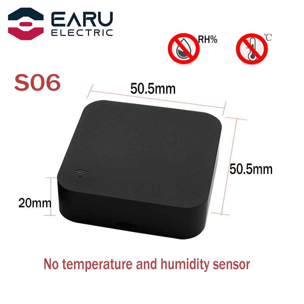 WiFi Tuya Smart Life Universal IR Remote Controller for Air Conditioner TV with Temperature Humidity Sensor by Alexa Google Home: S06