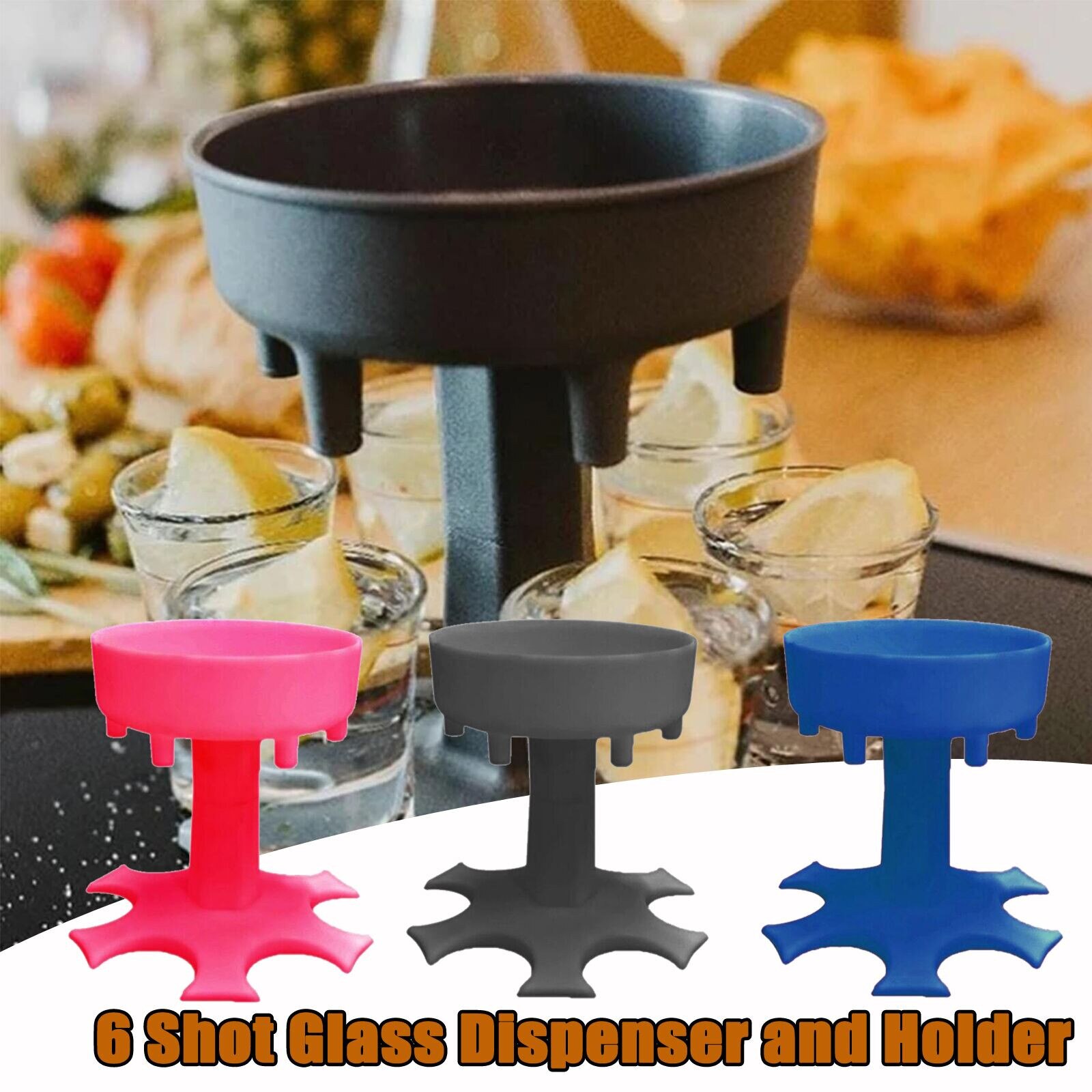 3 sztuk wielobarwność stylowe 6 kieliszek dozownik-dozownik robić napełniania płynów strzela tak, dozowania gra w picie alkoholu domu bar czas: Default Title