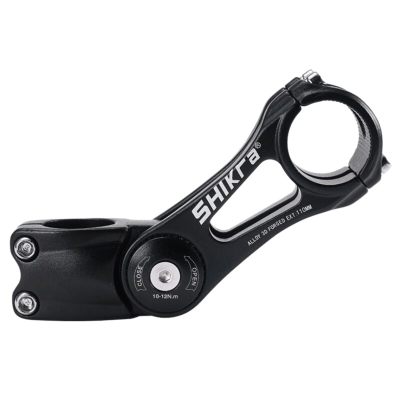SHIKRA High-Strength Lightweight Adjustable Bicycle Bike Stem Riser: 31.8x110mm