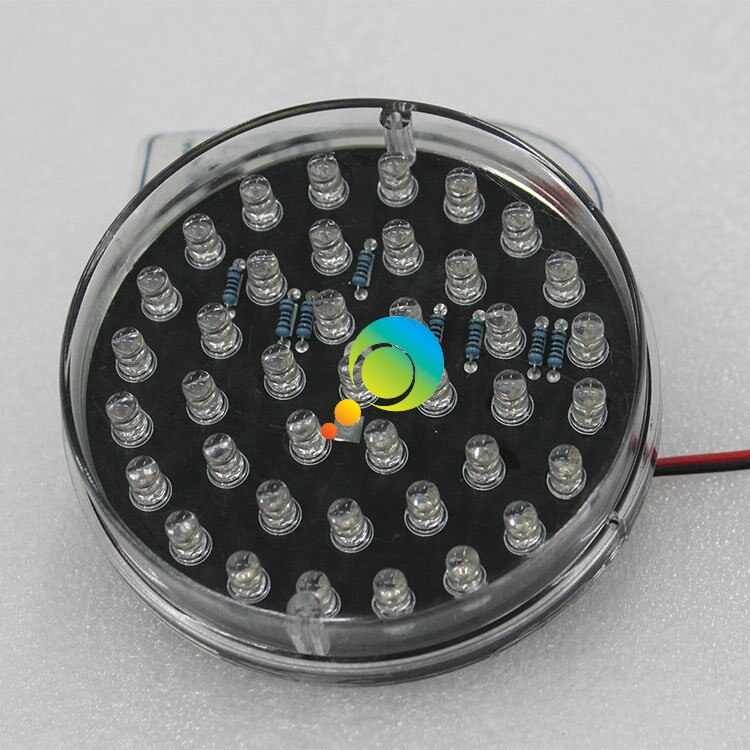 82mm lamp yellow flashing light arrow board parts 15pcs LED traffic light lens