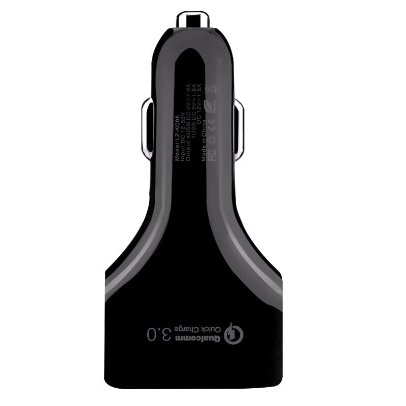 Quick Lading Qc 3.0 18W Snel Opladen In Auto Telefoon Oplader Adapter 4USB QC3.0 Auto Oplader Voor Mobiele Phon tablet Iphon Samsung