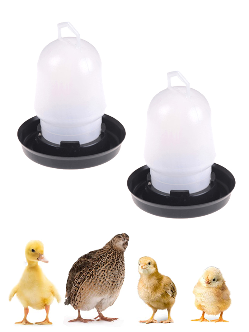 Baby Chick Plastic Drinker Small Waterer For Ducklings Quails Up To 3 Weeks Old Farm Home Brooder Use Poultry Water Drinking Cup
