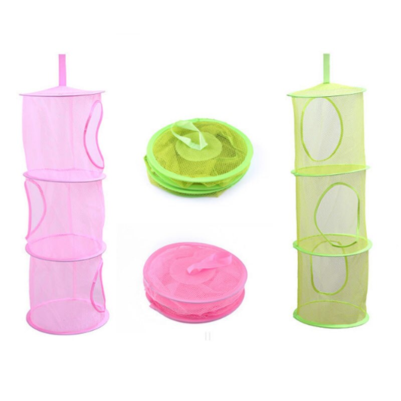 Składany wiszący Organizer siatkowy torby robić przechowywania pudełka pojemnik robić przechowywania bielizny kosz odzież przechowywanie rozmaitości Dom dekoracja