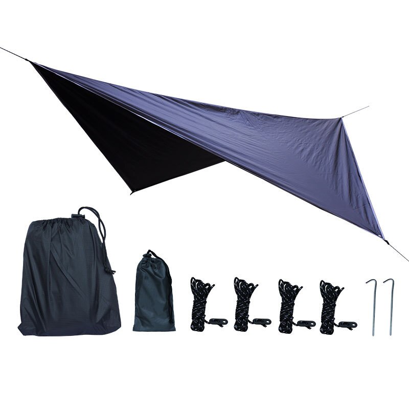 360*290Cm Luifel Waterdicht Tarp Tent Schaduw Ultralight Tuin Luifel Zonnescherm Outdoor Camping Hangmat Regen Vliegen Strand Zon onderdak