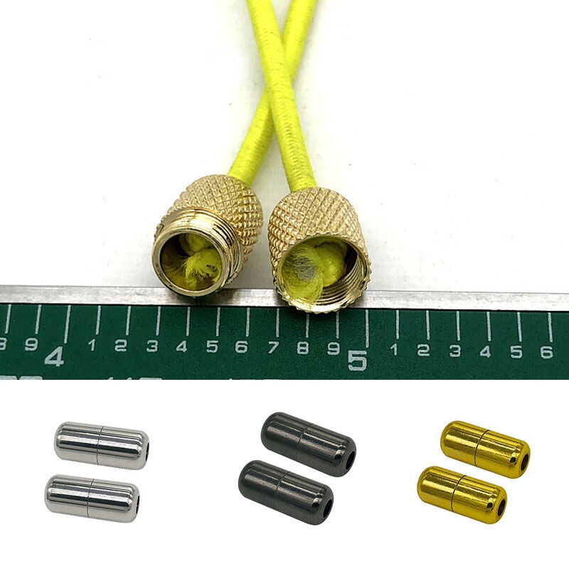 1 par 1 sekund hurtigspenne båndløse lisser for menn kvinner lat skolisser spennelås uten bånd flate sko lisser skolisser unisex 3.5mm