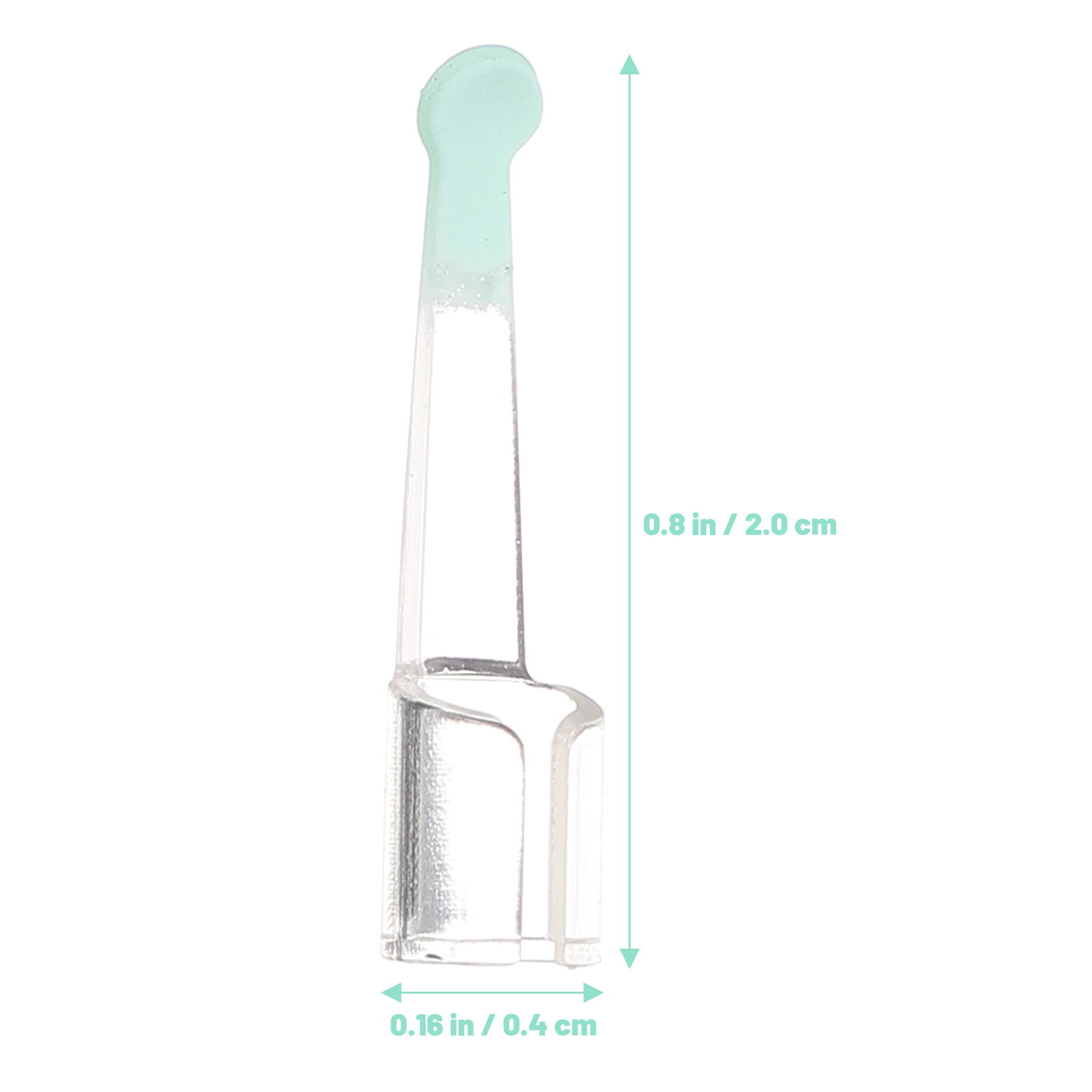 6 stk. øreskjehodetilbehør, reservetupper for fjerning, silikonrengjøringsverktøy, baby synlig ørevoksfjerner, kameraskje