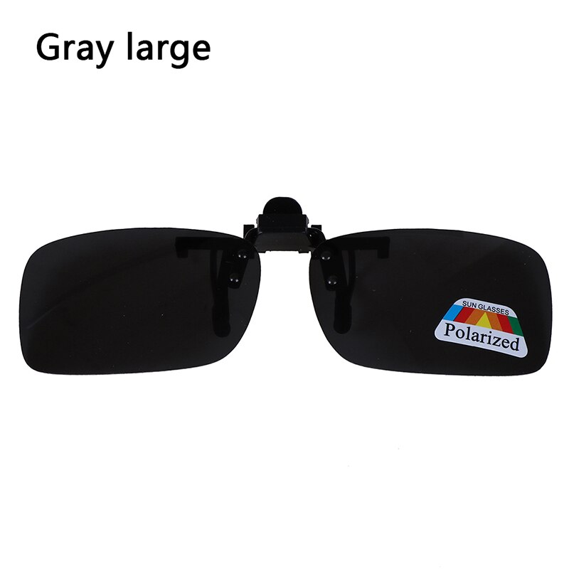 Nowy 1 szt. Clip-on spolaryzowane okulary przeciwsłoneczne Night Vision Flip-up okulary do jazdy w dzień: GYL