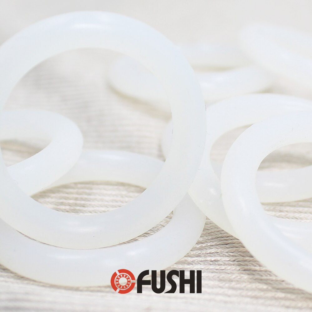 CS1.8mm Silicone O RING ID 31.5/30/29/28/26.5/25.8*1.8 mm 100PCS O-Ring VMQ Gasket seal Thickness 1.8mm ORing White Red Rubber