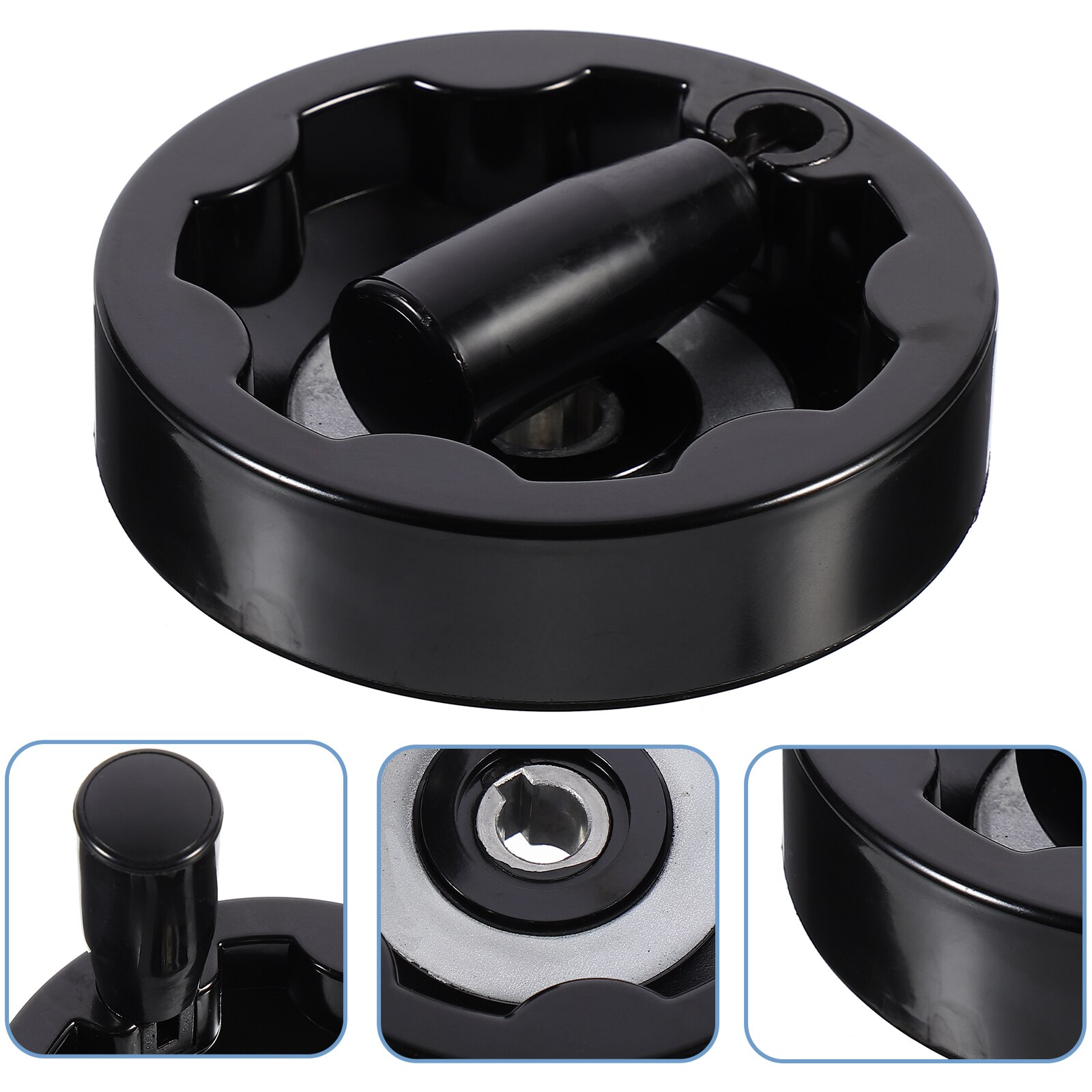 Roue à main pliable et rotative pour fraiseuse, 1 pièce
