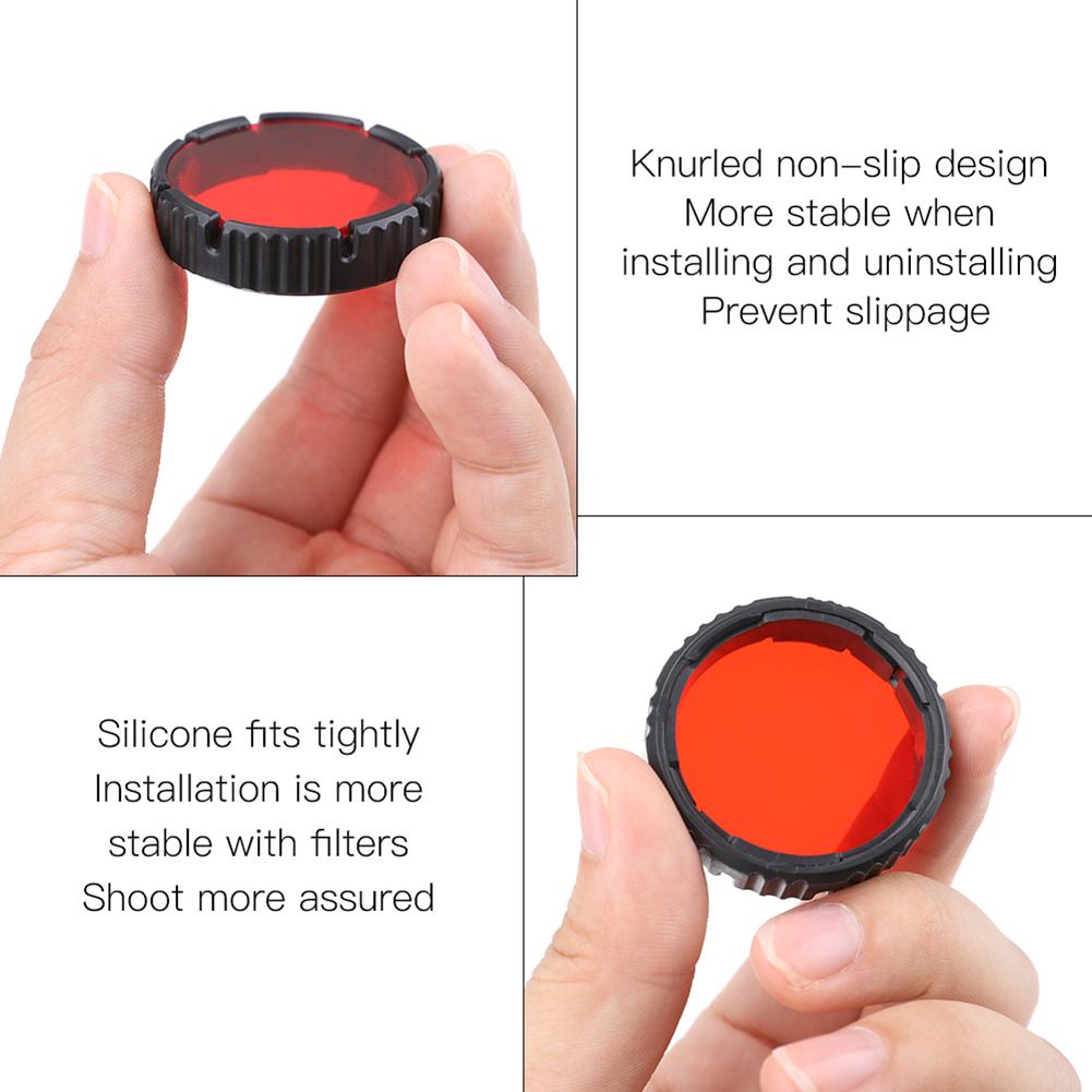 Duiken Filter Optisch Glas Rood Lens Filter Camera Accessoires Voor DJI OSMO Action Sport Camera