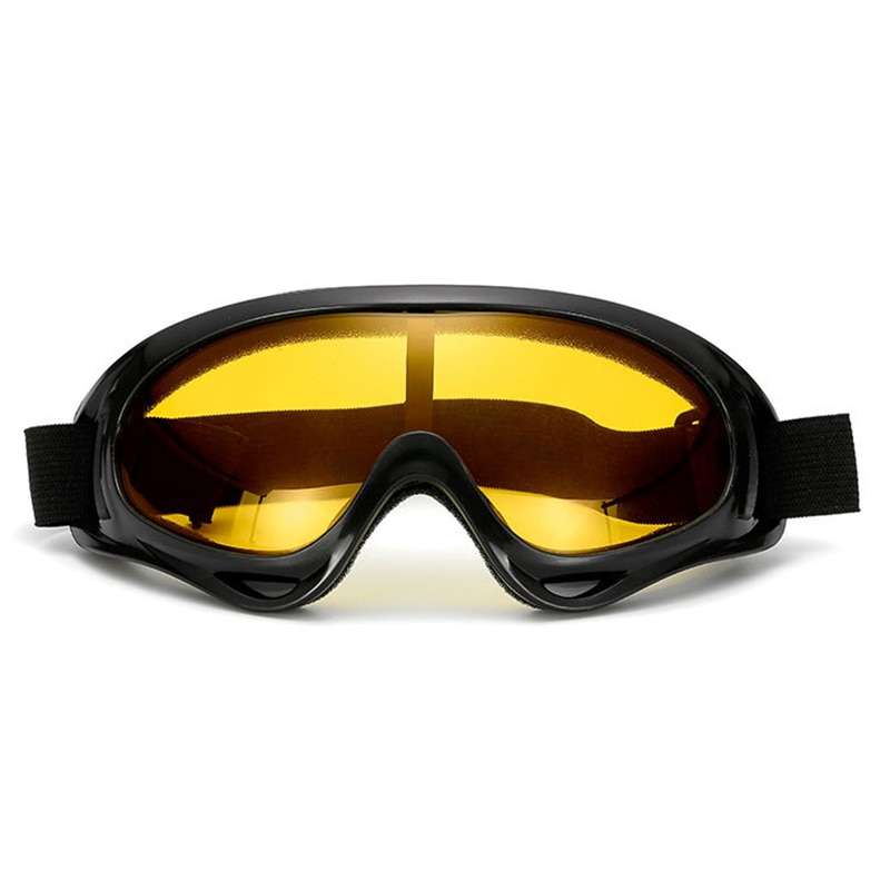 Motorcycle Glasses Anti Glare Motocross Sunglasses Sports Ski Goggles Windproof Dustproof UV Protective Gears Moto Accessories: Orange