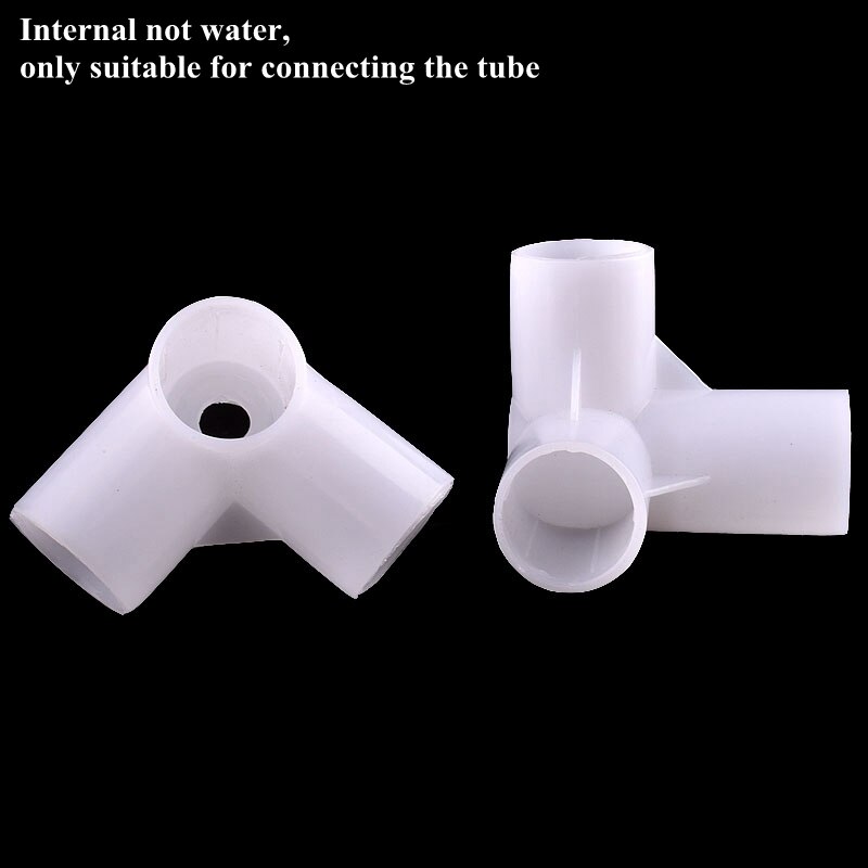 2~10Pcs 12~25mm Cross 3D Three-Dimensional Connector Watering Irrigation Water Pipe 4-Way Joint Garden DIY Shelf Tube Fittings