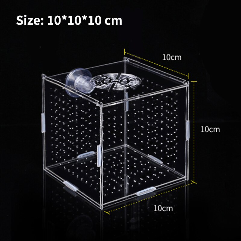 Aquarium Isolation Kasten Aquarium Kleine Braten Zucht Kasten Multifunktionale Laichen Brut Zimmer Aquarium Zubehör Fisch Supplie: WEISS