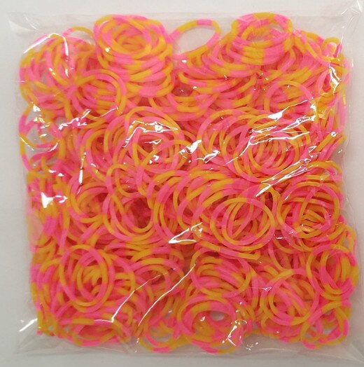 Retail Rianbow Diy Speelgoed Elastiekjes Armband Voor Kinderen Haar Rubber Loom Bands Refill Rubber Band Maken Geweven Armband Diy: No1