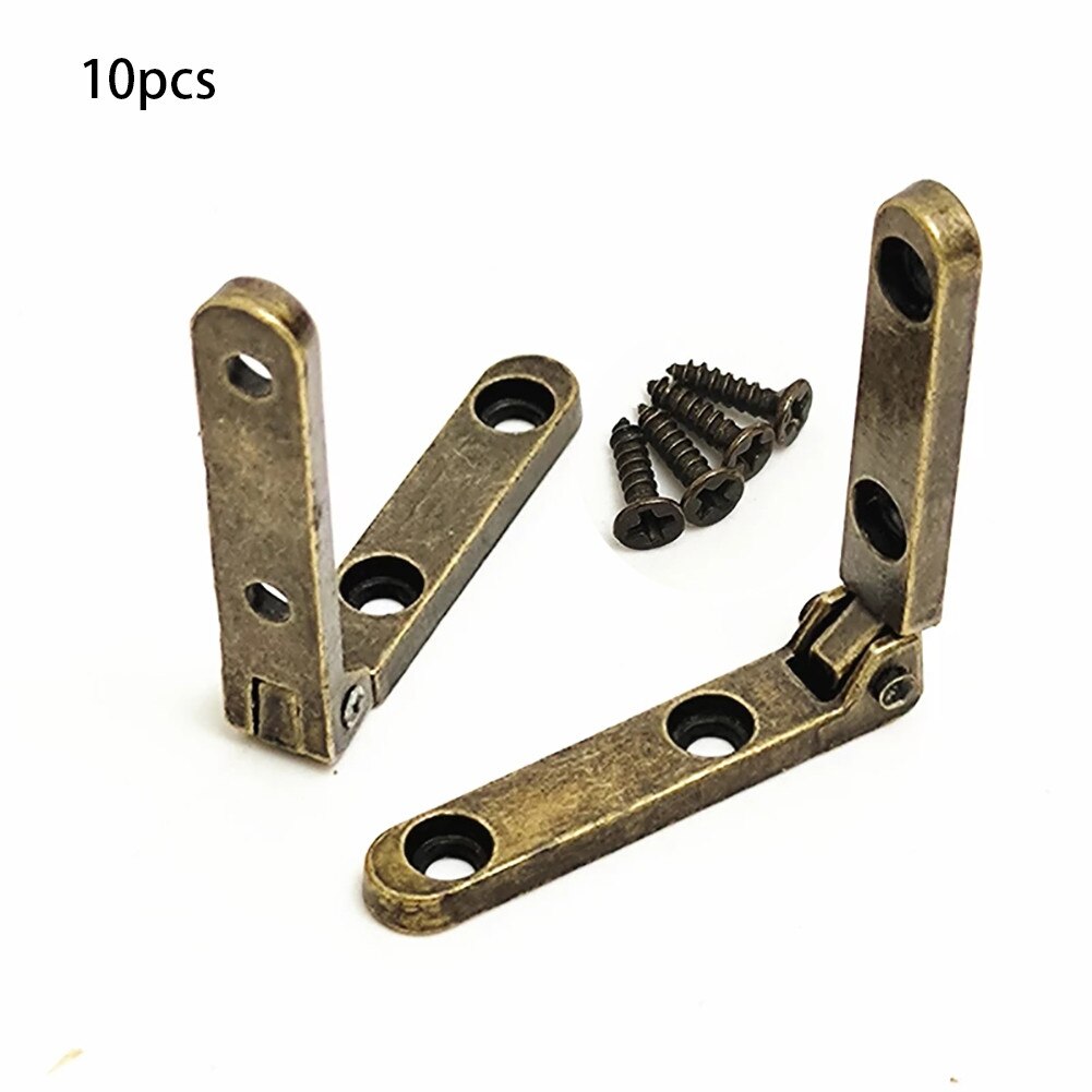 Furniture Hinge+Screw Support Hinge Mini Small Hinge Box Box Cosmetic Box Wooden Box Hardware Accessories Iron Hinge Packing Box