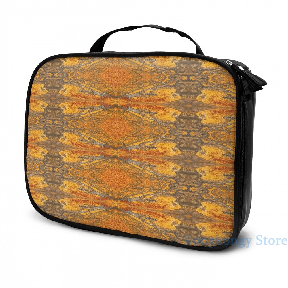Divertido estampado gráfico Rorschach moho USB carga mochila hombres escuela bolsas mujer bolsa viaje laptop bolsa: Cosmetic bag
