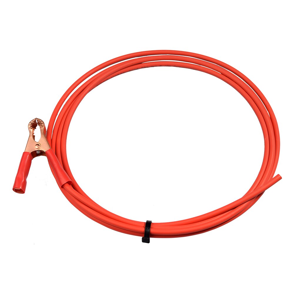 10m/33ft 4.0 mm 2/12 awg krokodille alligator batteriklemme på stikdåse adapter testkabel til bilbatteri bærbar luftkompressor