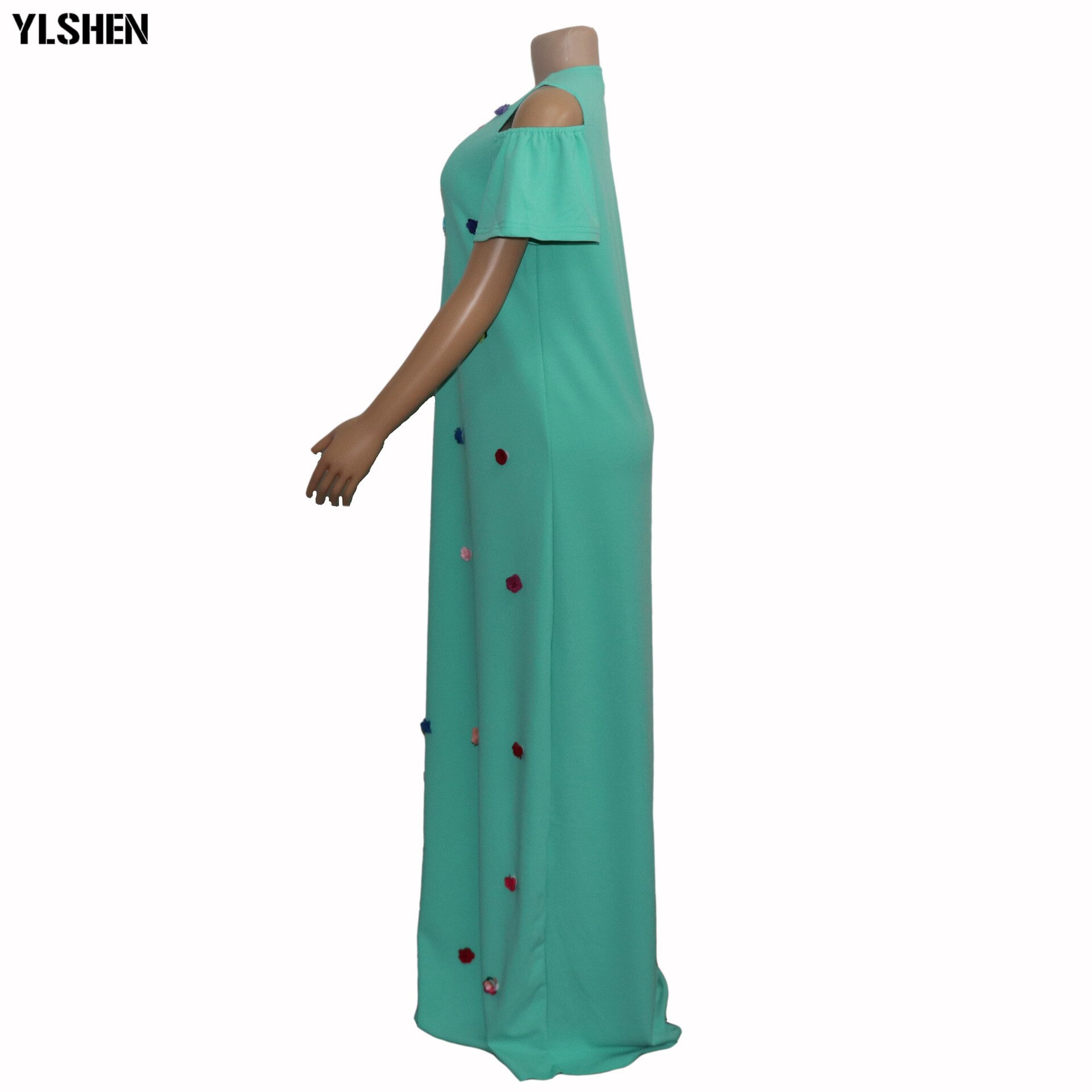 African Dresses For Women Dashiki Floral African Clothes Ankara Dresses Clothing Loose Maxi Africa Dress