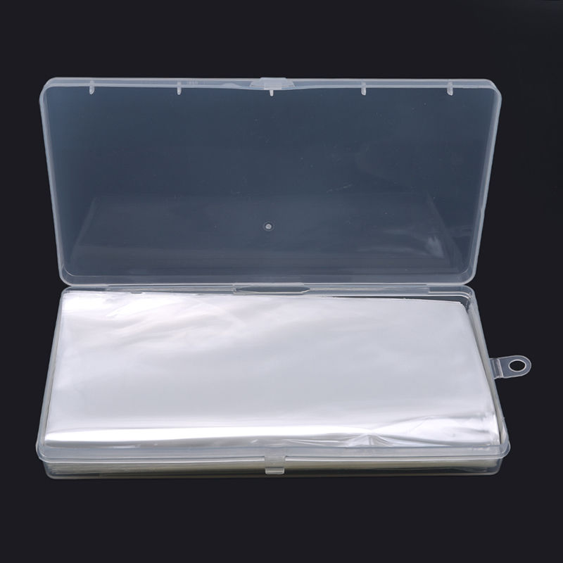 100 pz/set Copertura IN PVC per Banconote di Contanti di Carta Con Scatola Porta Banconote in PVC Trasparente Album di Monete Portamonete