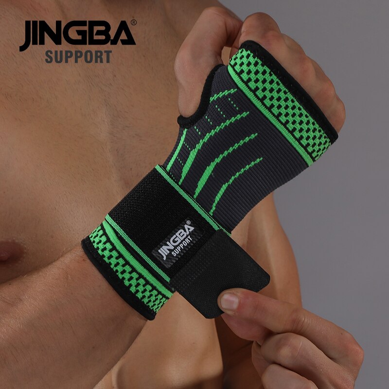Jingba-tuki 1 kpl nylon side polvisuoja+rannetuki+nilkkatuki+koripallo polvisuojat tennissulkapallotuki