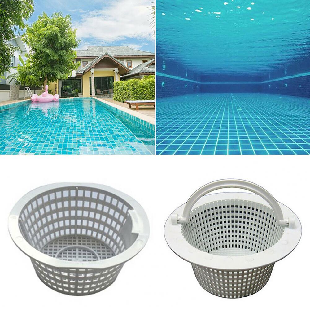 Universal Anti-clog Swimming Pool Pond Accessory Skimmer Strainer Handle Basket Swimming Pool Pond Accessory Skimmer Strainer