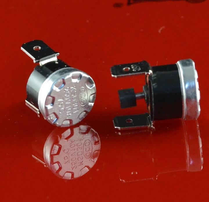 Water Heater Parts temperature control switch thermostat 75℃ +85℃ with button 10A 250V