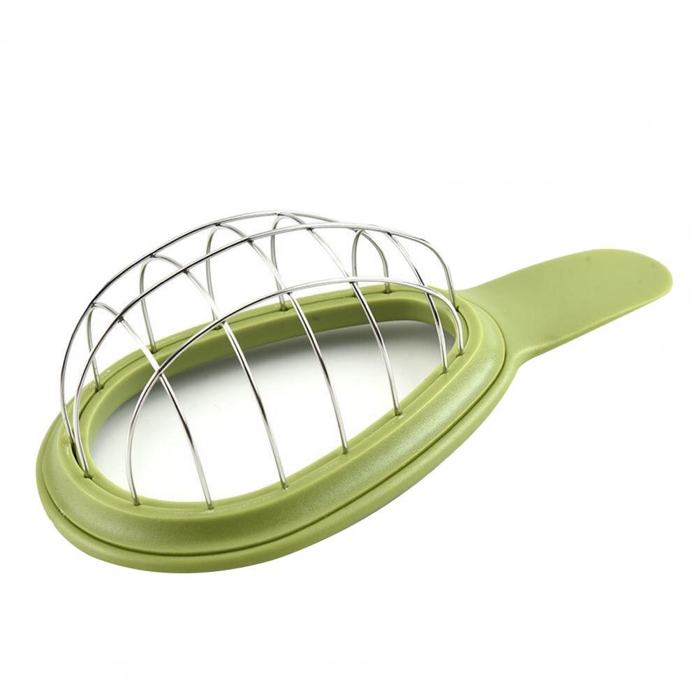 Cortador de aguacate multifuncional, pelador de mantequilla de acero inoxidable antioxidante, rebanador de Mango de alambre, cortador de aguacate