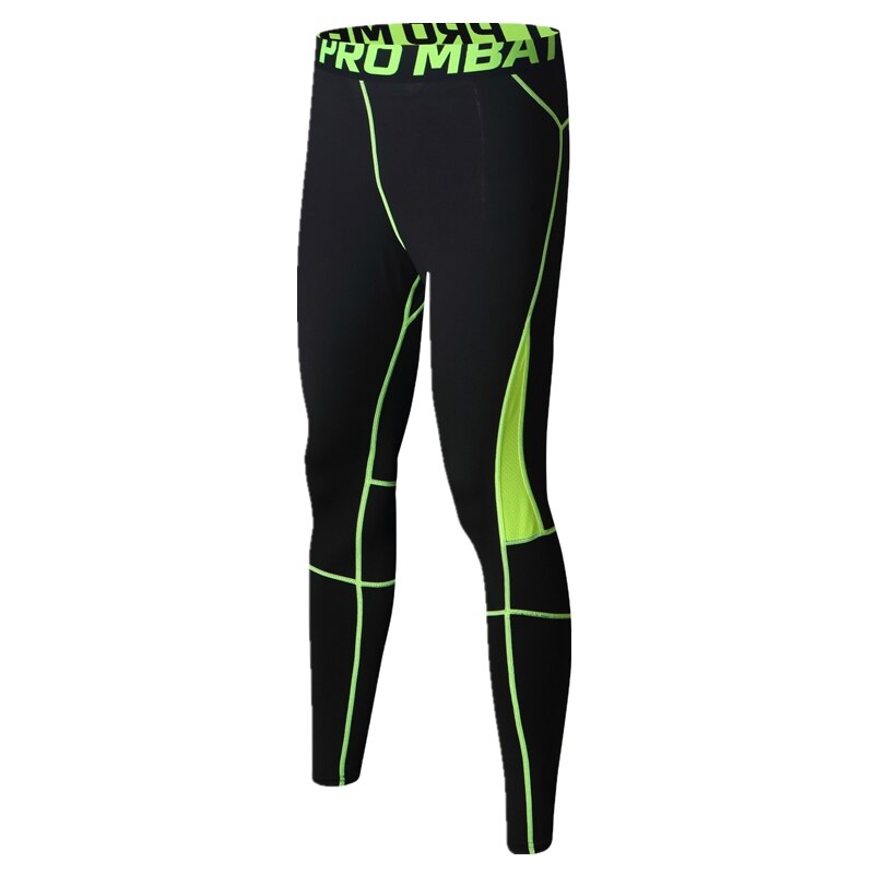 GANYANR Running Tights Mannen Sport Compressie Lange Broek Fitness Leggings Spandex Yoga Jogging Voetbal Training Broek