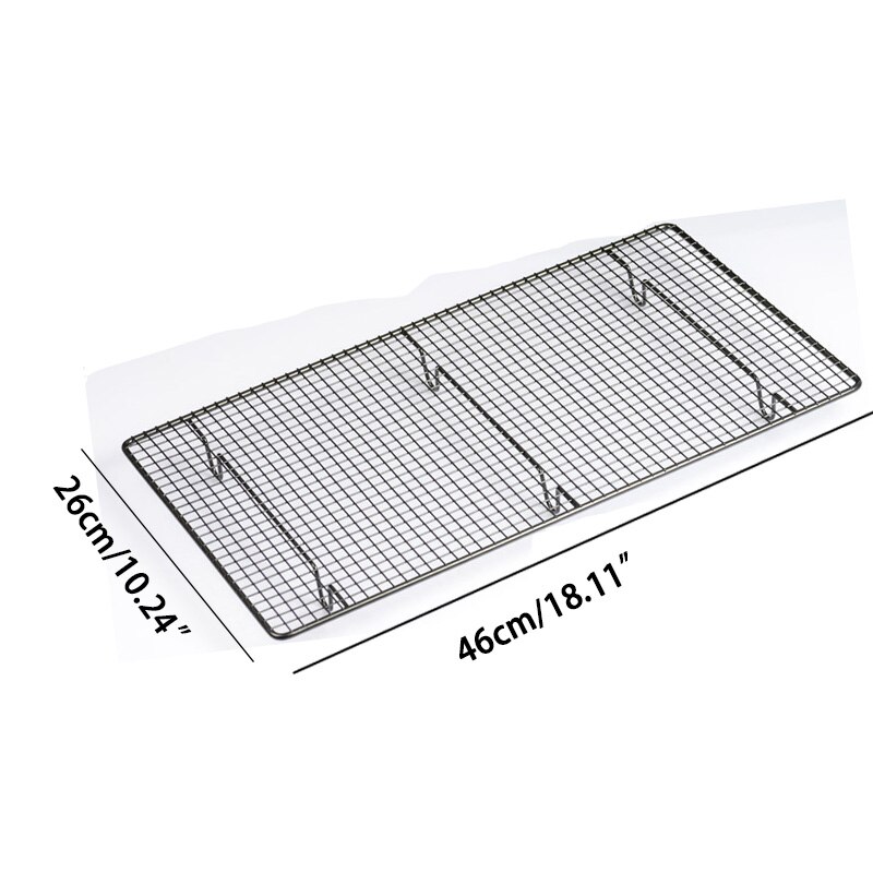 Metal Baking Rack Cake Mesh Cooling Racks Non-Stick Net Steaming Cookies Frame Shelf Drying Stand Holder Cooking Kithen Tools