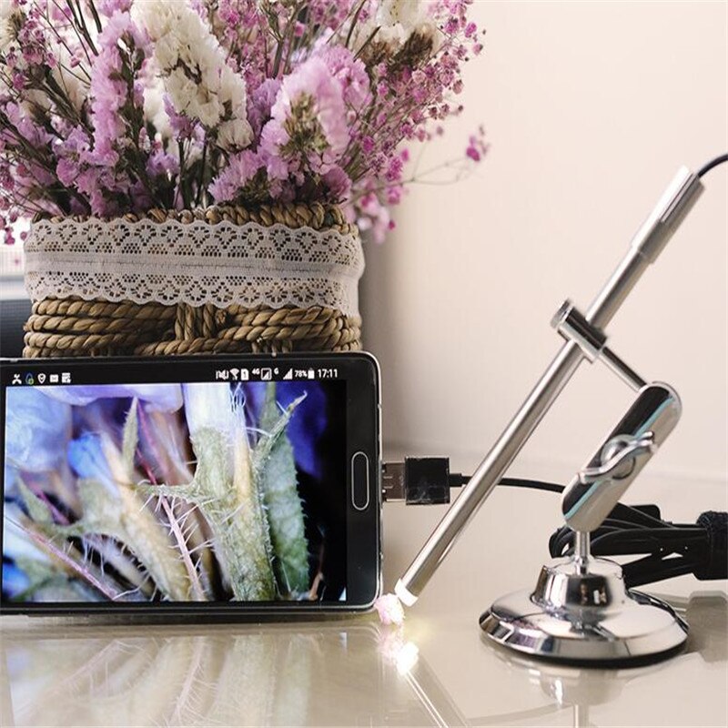 8mm USB Digital Microscope HD Camera 8 LED Waterproof Magnifier Household Ear Mouth Endoscope