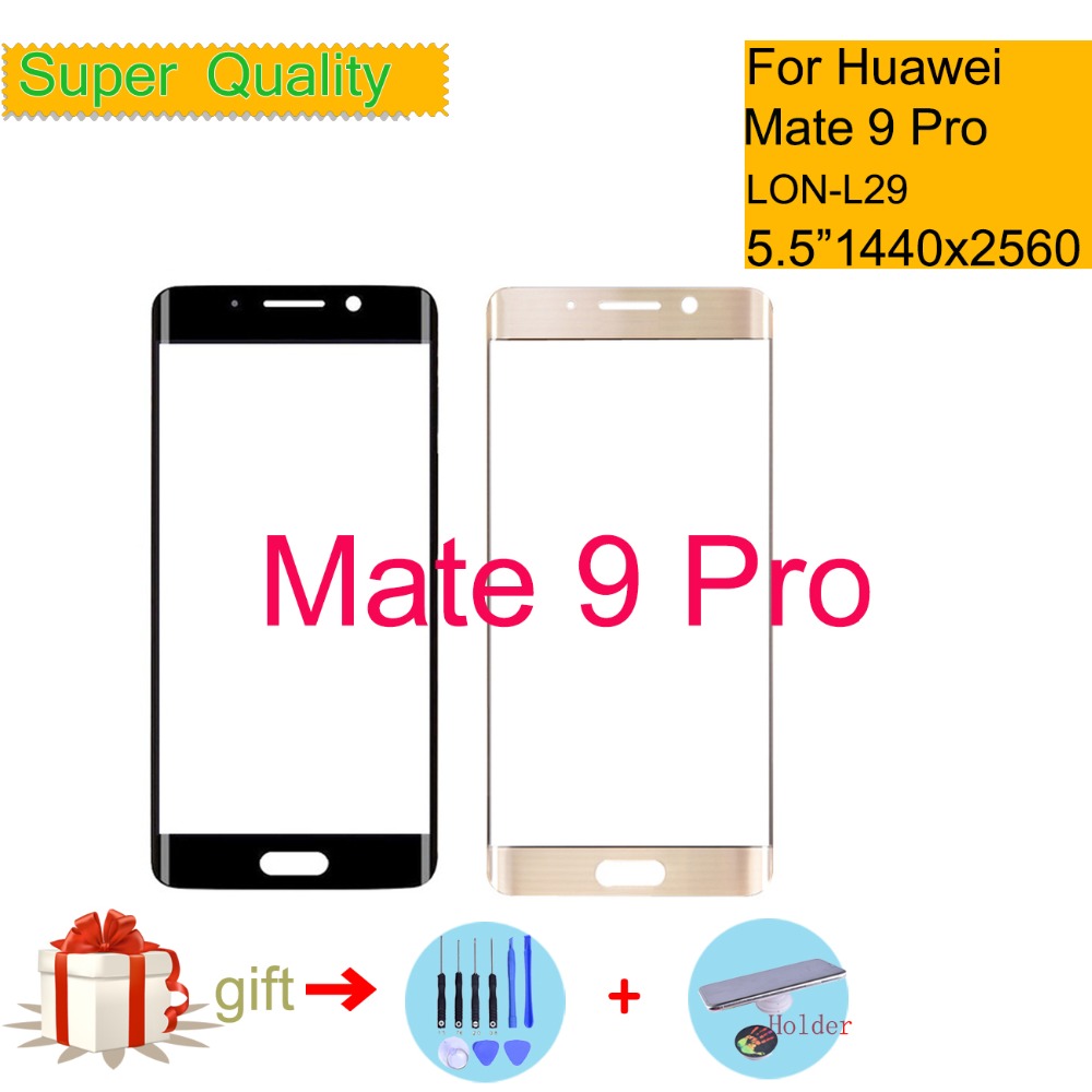 5.5" For Huawei Mate 9 Pro LON-L29 Touch Screen Touch Panel Sensor Digitizer Front Glass Outer No LCD Replacement Mate9 Pro