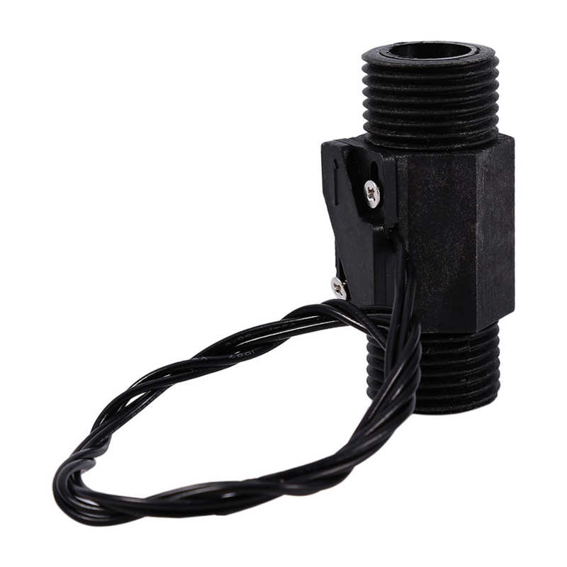 1pc Plastic Water Flow Switch Vertical/Horizontal Water Sensor Magnetic AC 220V Power Meter