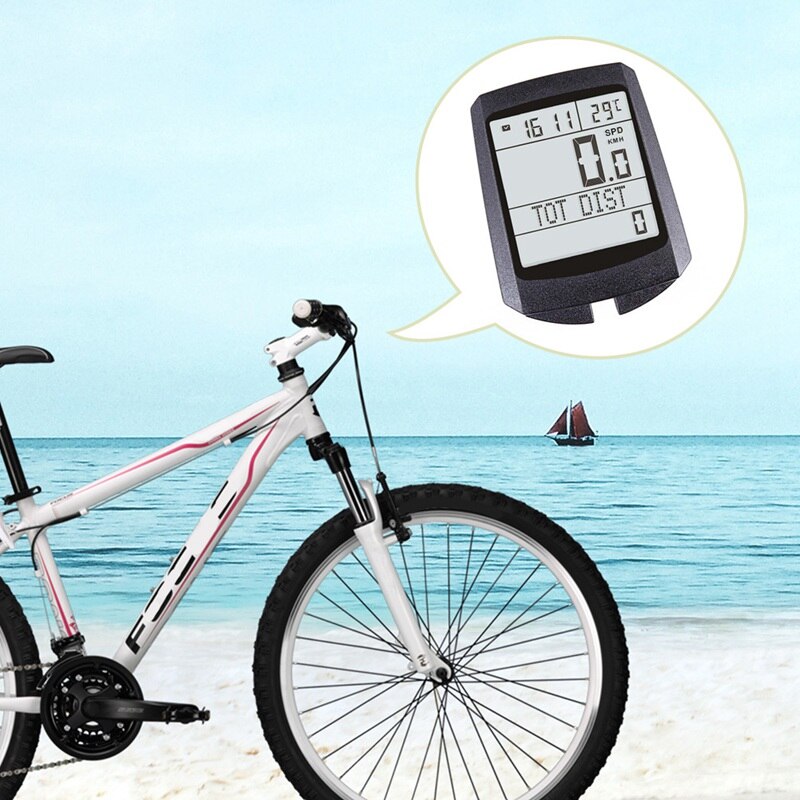 1Pcs Waterproof Wire Digital Bike Ride Speedometer Odometer Bicycle Cycling Speed Counter Code Table Bicycle Accessories