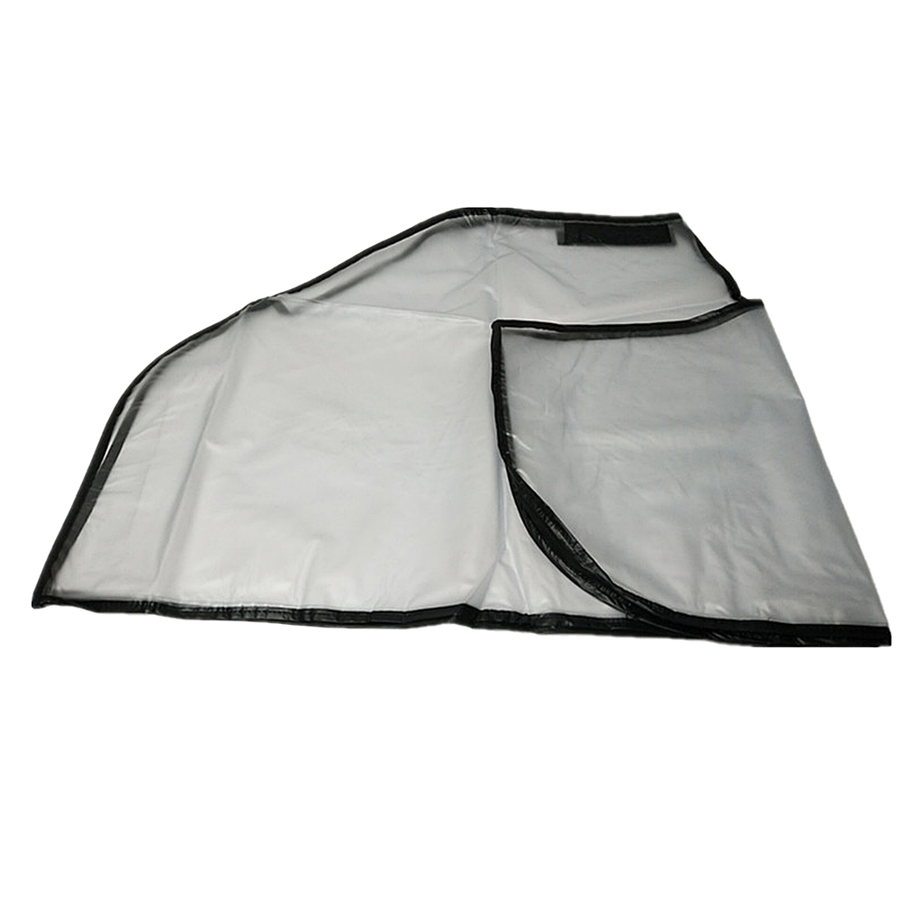 Zippered PVC Golf Cart Bag Rain Cover Waterproof Trolley Bag Hood Raincoat