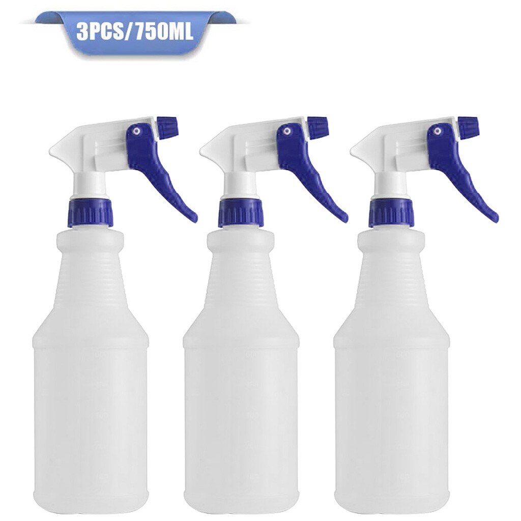 3pc 750ML alcohol spray bottle home furnishing yard potted plant watering spray tank plastic leakproof spray bottle