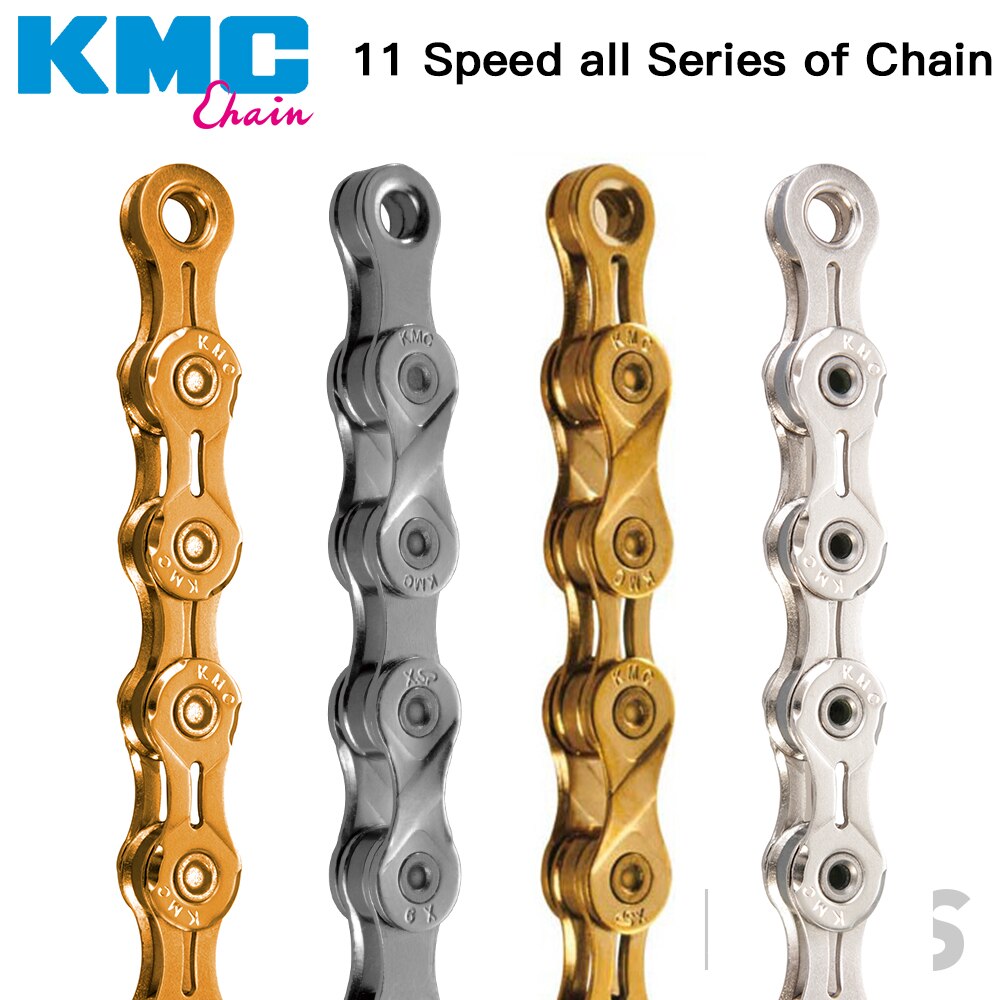 kmc chain x11 x11L x11sl X11ept x11el x11.93 gold silver chain super light chain mtb road bicycle