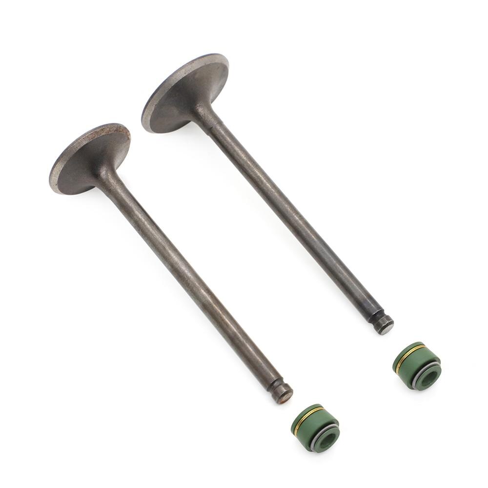 Valves Intake Exhaust Set for Suzuki GN125 GZ125 GS125 DR125 GN GZ GS DR 125 Motorcycle Engines Parts