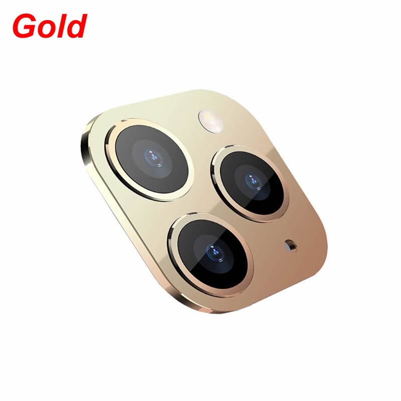 Camera Lens Cover voor iPhone X XS/XS MAX Seconden Veranderen voor iPhone 11 Pro: Gold