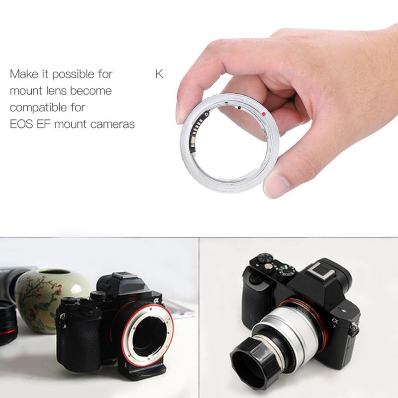 Voor PK-EOS Camera Lens Adapter Met Elektrisch Contact Voor Pentax K Lens Voor Canon Eos Camera 'S Lens Adapters