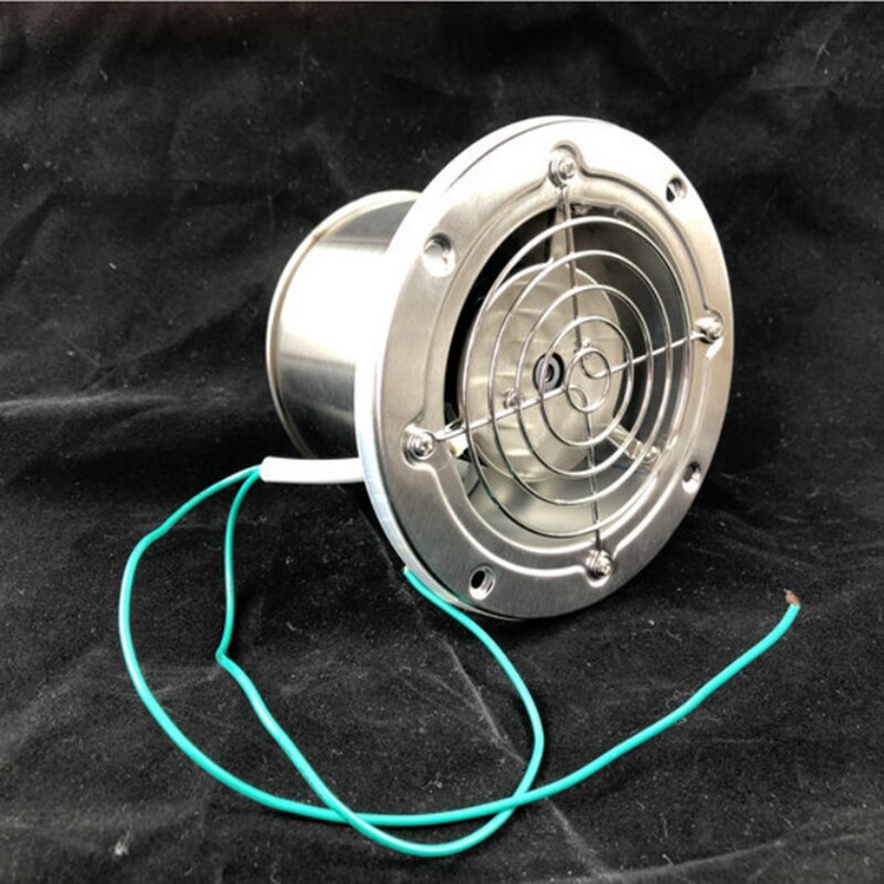 Abluftventilator aus edelstahlrohr, fensterkanal, lüftungsgebläse, toiletten- und küchenlüfter, verstärkerabzug