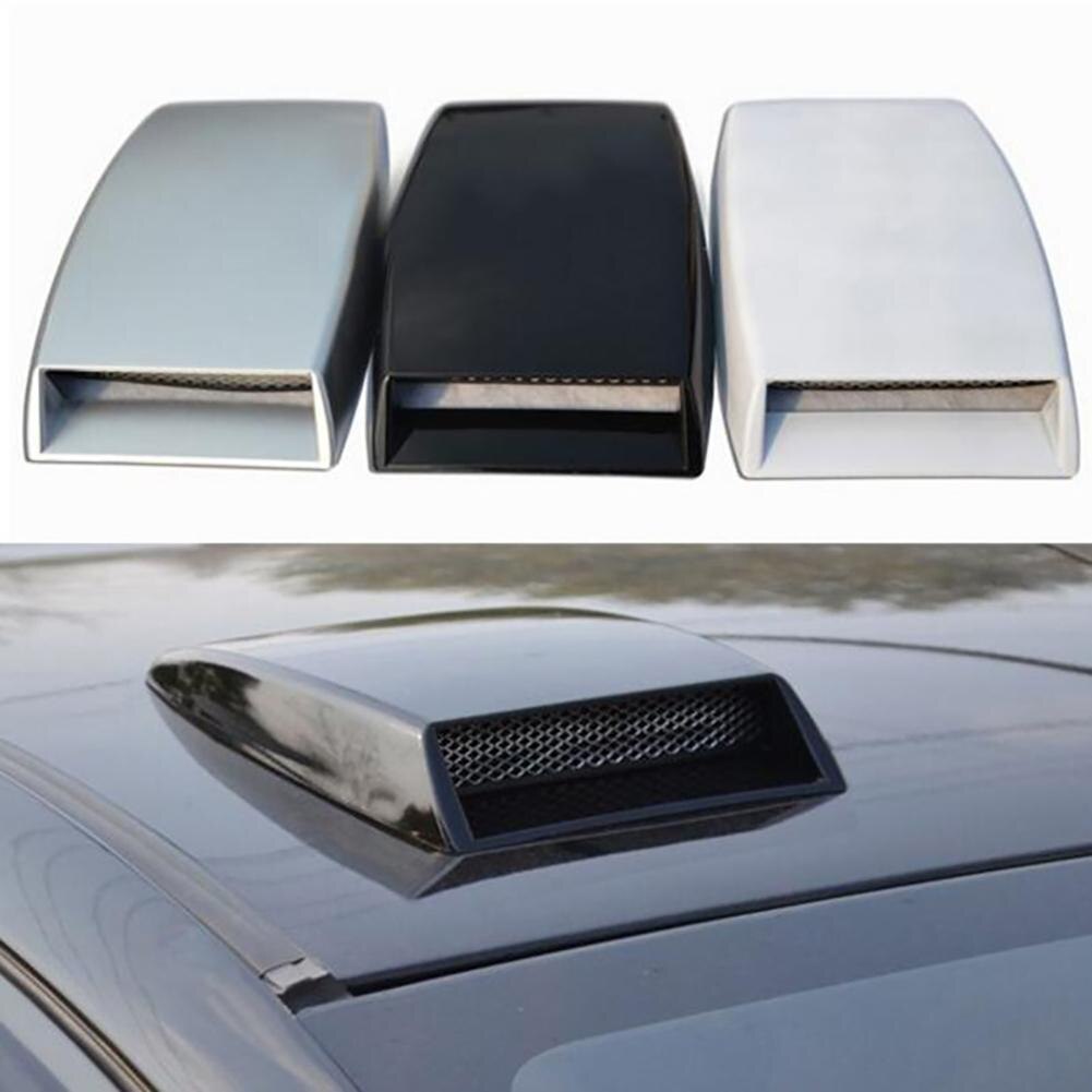 Cars Decorative Air Flow Intake Hood Simulation Air Vent Universal For Sedans SUVs Trucks Air Inlet For Car Roof Decoration