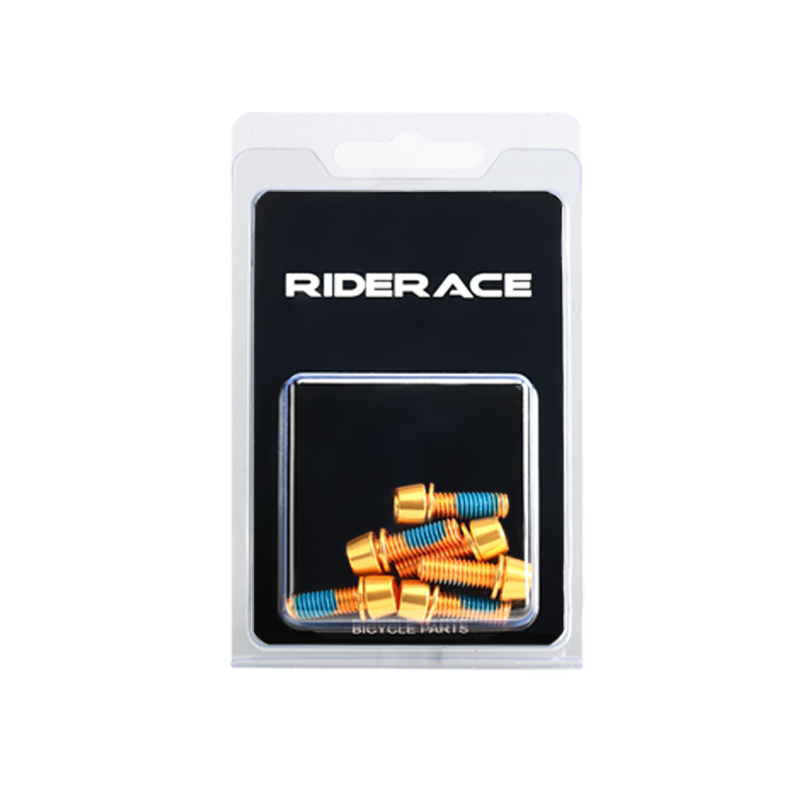 Lot De 6 Vis De Frein à Disque DONGKER – Acier Inoxydable M6x18 Mm, Revêtement PVD, Résistantes Aux Vibrations, Compatibles VTT/route