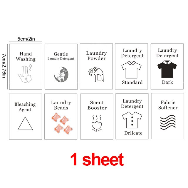 Nordic Zeep Fles Label Sticker Set Badkamer Shampoo Lotion Dispenser Labels Waterdichte Zelfklevende Identificatie Sticker: F