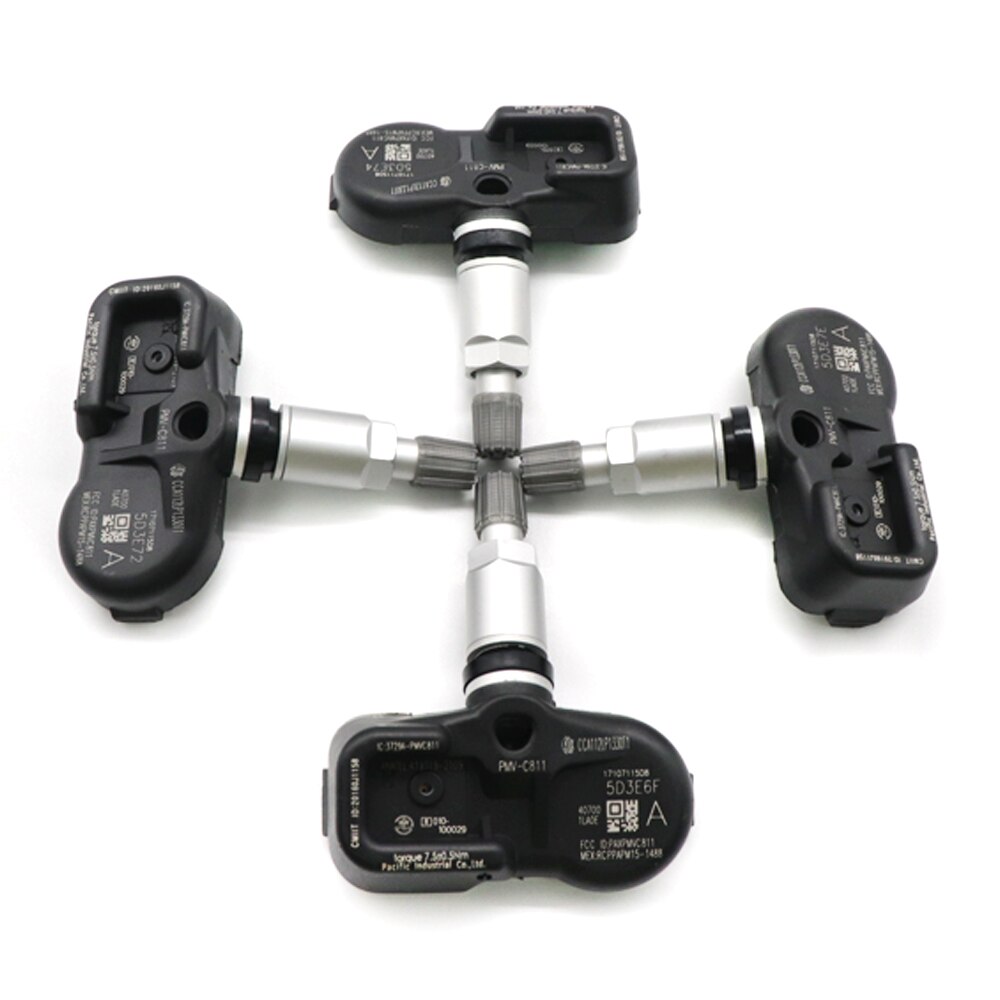 PMV-C811 Band Band Pressure Monitoring Sensor Voor Infiniti EX35 EX37 FX35 FX37 FX50 G25 G37 M35H M37 M56 Q40 Q60 q70 315Mhz: 4PCS