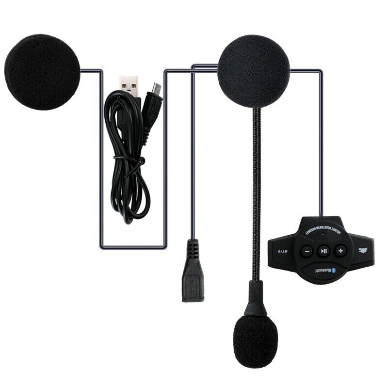 2023 neue Bluetooth Motorrad Helm Interphone Gegensprechanlage Headset Drahtlose Freisprecheinrichtung Mit Mikrofon Für Sprachanrufe