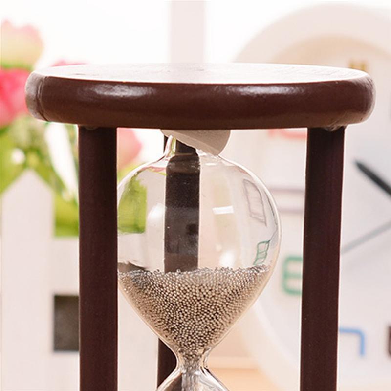 1pc Sanduhr Holz retro Kreative Praktische Sanduhr Sanduhr Dekoration Sand Uhr Timer für Büro